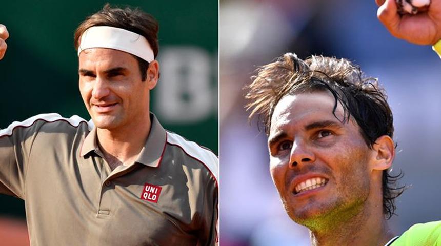 Federer ile Nadal birlikte korta çıkacak