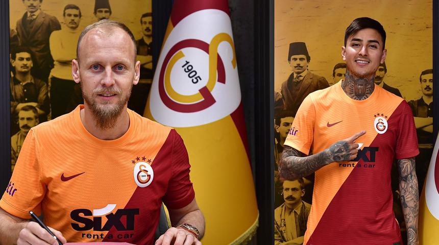 Son dakika: Galatasaray iki transferi de açıkladı! Erick Pulgar ve Semih Kaya imzayı attı