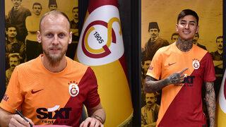Son dakika: Galatasaray iki transferi de açıkladı! Erick Pulgar ve Semih Kaya imzayı attı