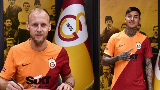 Son dakika: Galatasaray iki transferi de açıkladı! Erick Pulgar ve Semih Kaya imzayı attı