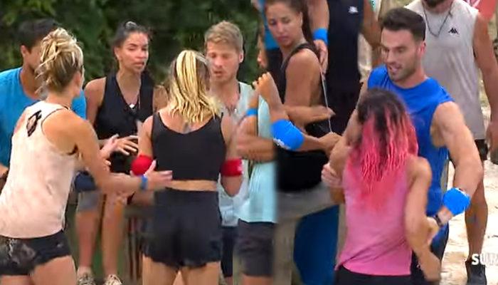 Survivor All Star'da Nagihan ve Berna kavgası! &quot;Seni yolarım&quot;