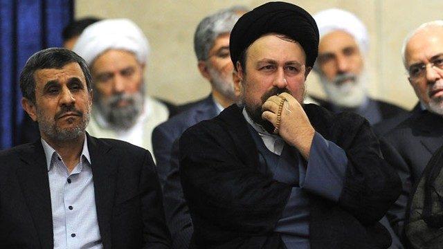 Eski cumhurbaşkanı Ahmedinejad'ın törendeki hareketi ülke gündemine oturdu