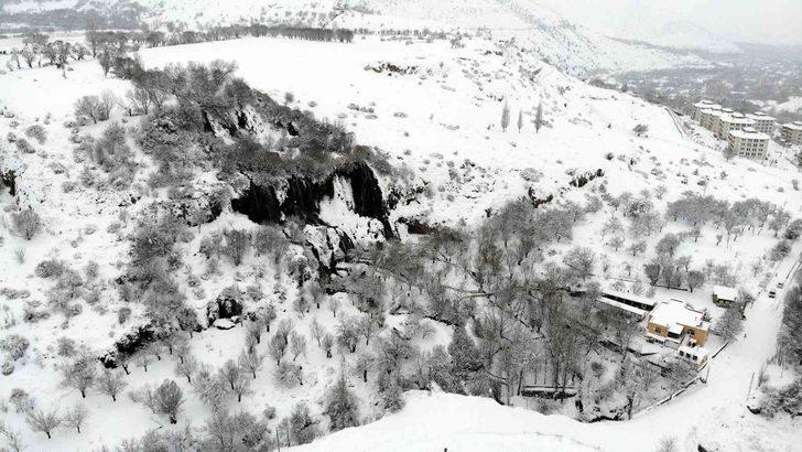 Kış manzarası büyüledi! Erzincan’da kartpostallık görüntüler oluştu, objektiflere yansıdı G1