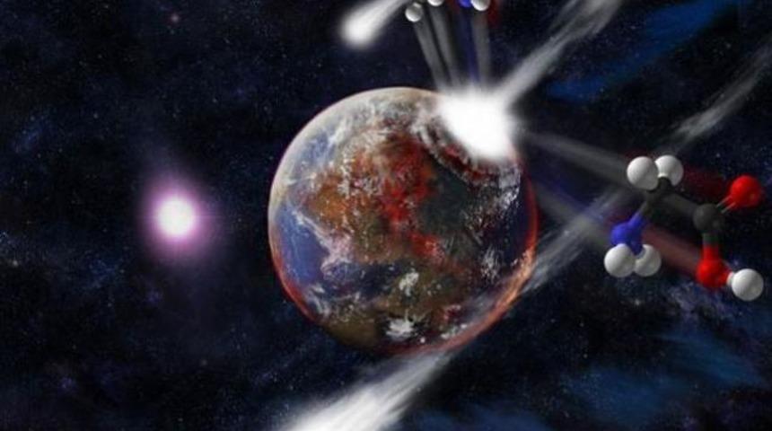 Hayatın yapı taşları buzun içinde bulundu