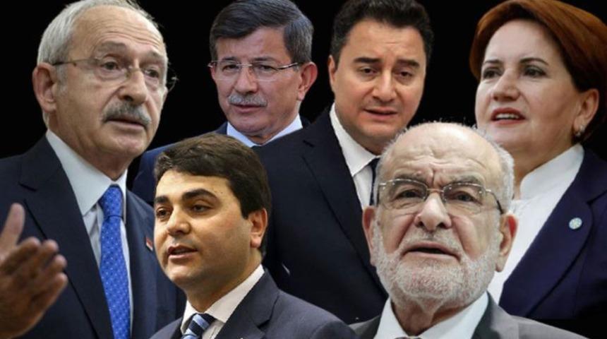 Tarih belli oldu! 6 muhalefet partisi lideri ilk kez bir araya gelecek