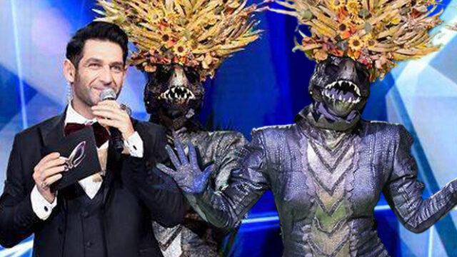 Maske Kimsin Sen yarışmasında Dinozor Müge Boz çıktı