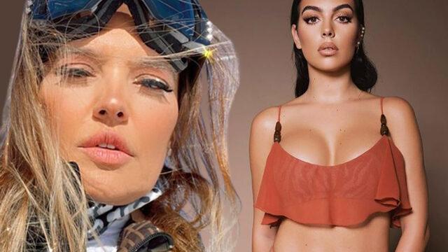 Demet Akalın Ronaldo'nun nişanlısı Georgina Rodriguez'i hedef aldı! Korkunç bir kız