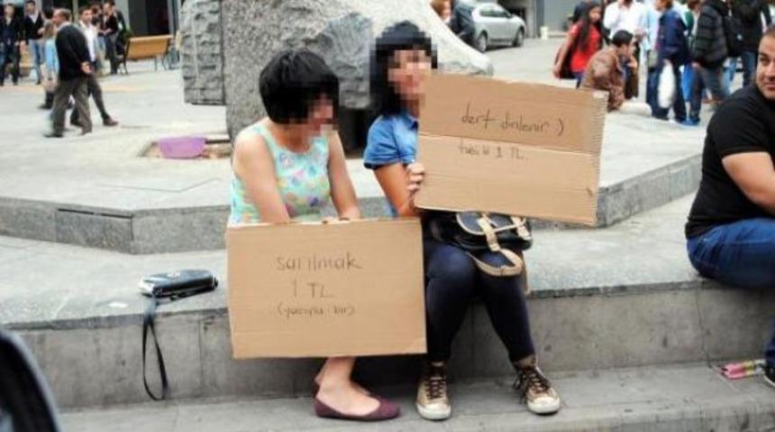 "Sarılmak 1 TL" dediler ve...