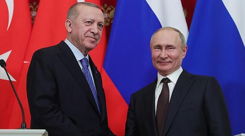 Putin'den Cumhurbaşkanı Erdoğan'a geçmiş olsun mesajı