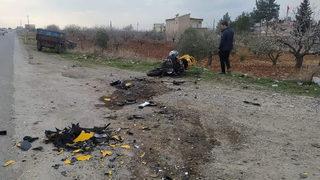 Feci kaza kamerada! Traktöre çarpan motosiklet sürücüsü hayatını kaybetti