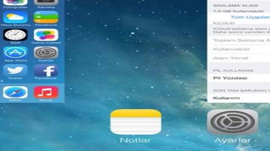 iOS 7&prime;ye ge&ccedil;iş hızlı oldu