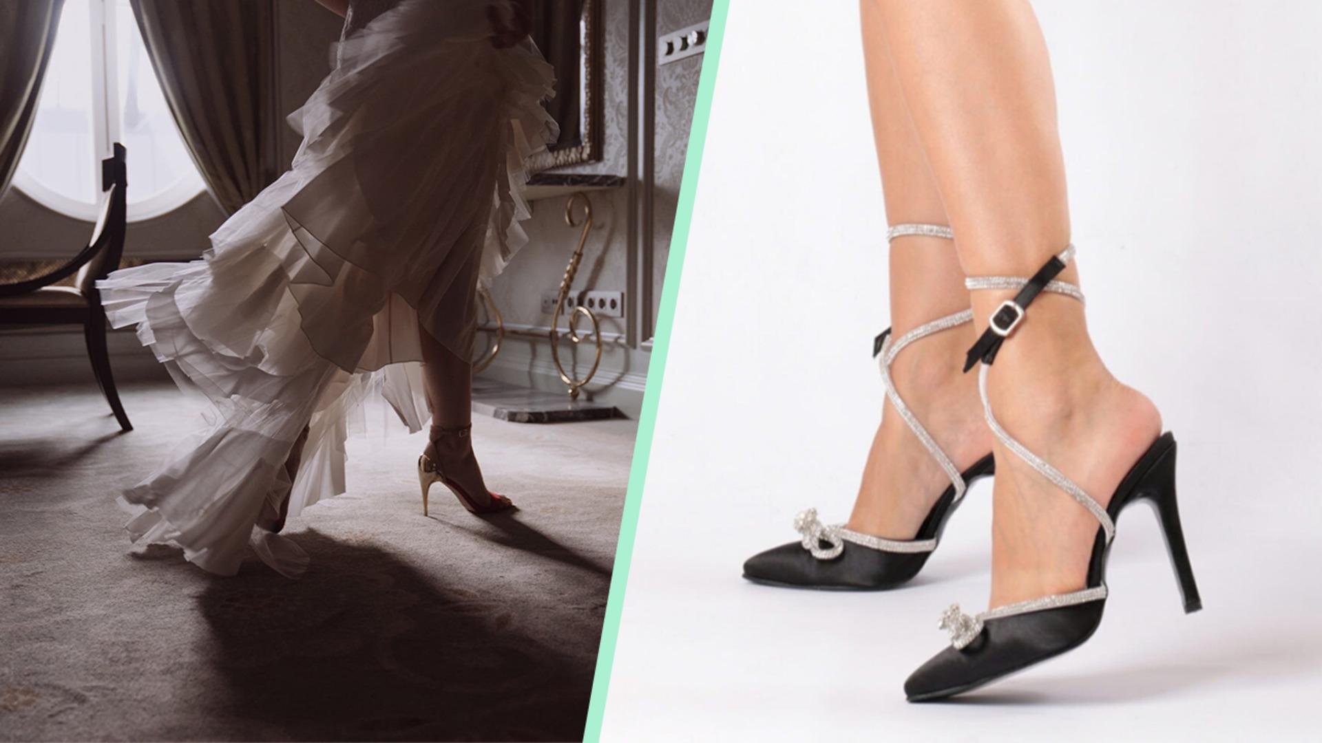 Her özel gecenin yıldızı, şık ve estetik topuklu ayakkabı ve elbise kombinleri