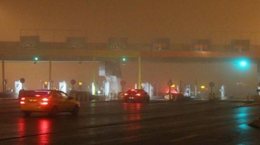 İstanbul'da sis etkili oldu