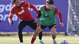 Fatih Terim'in prensiydi! Galatasaray idmanında Beknaz Almazbekov sürprizi