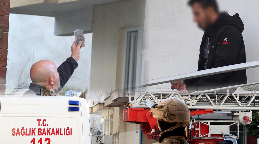 Yer: Antalya! Ekipleri alarma geçirdi, 400 TL ile intihardan vazgeçti