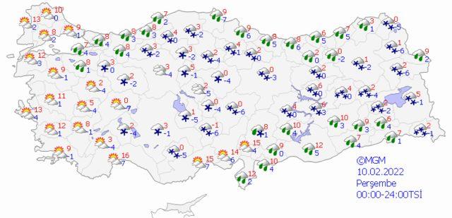 7 Şubat 2022 Salı hava nasıl olacak? 