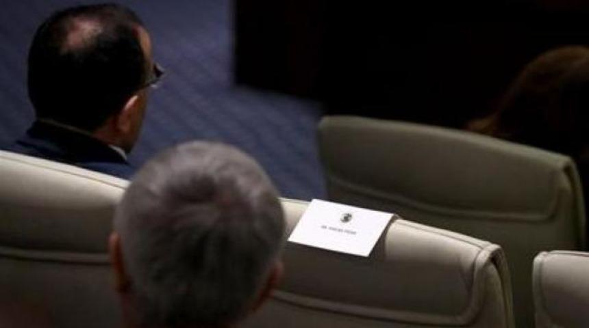 Hakan Fidan gelmedi, koltuğu boş kaldı