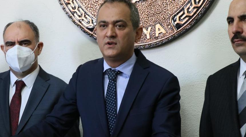 Milli Eğitim Bakanı Mahmut Özer'den flaş yüz yüze eğitim açıklaması!
