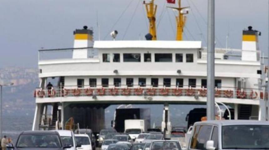 Top&ccedil;ular'da feribot &ccedil;&ouml;kt&uuml;