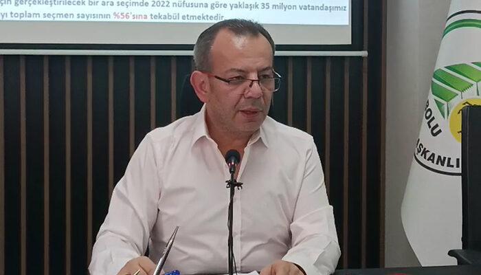 Son dakika: Bolu Belediye Başkanı Tanju Özcan'dan çok konuşulacak 'erken seçim' formülü: 