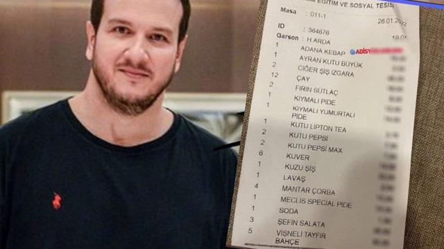 Şahan Gökbakar Meclis lokantasına ait adisyonu paylaştı! Fiyatlara inanamadı