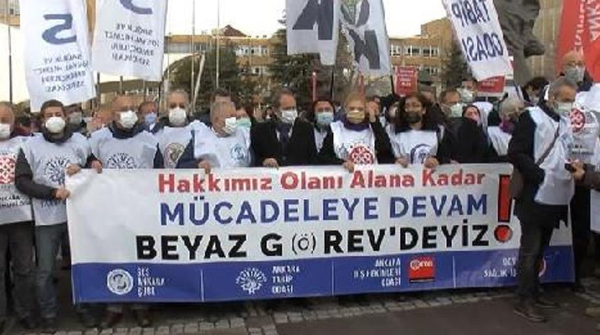 Sağlık çalışanlarından 1 günlük grev! "Bizler de artık geçinemiyoruz"