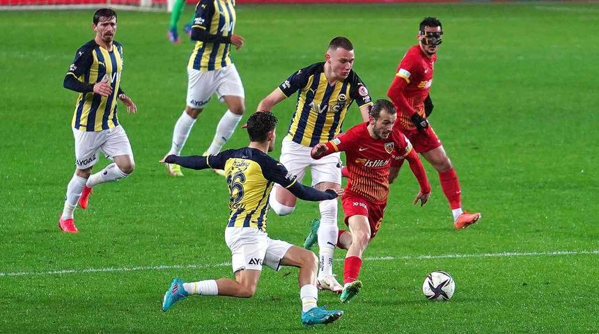 Fenerbahçe'ye evinde hüsran! 10 kişi kalan Kayserispor kupaya geçit vermedi