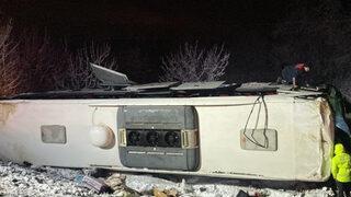 Son dakika: Afyonkarahisar'da yolcu otobüsü kaza yaptı! Yaralılar var