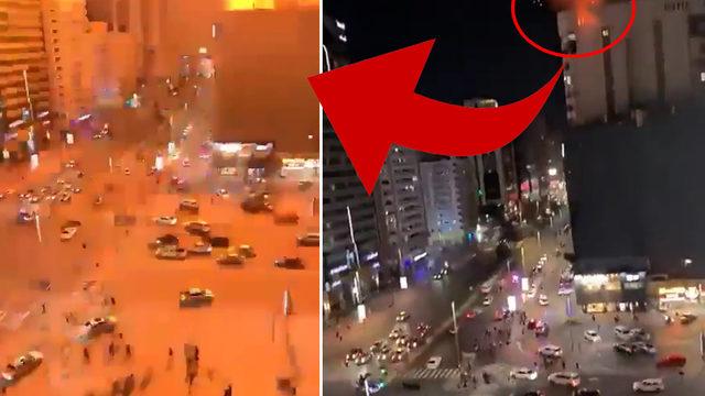 Abu Dabi’deki patlama füze saldırısı mı? Bina ateş topuna döndü… 