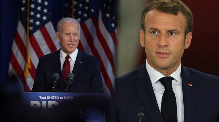 Biden ile Macron, Rusya ile Ukrayna krizini görüştü! NATO müttefikleri vurgusu