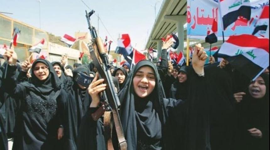 Irak'ta &ccedil;ocuklar bile silahlandı