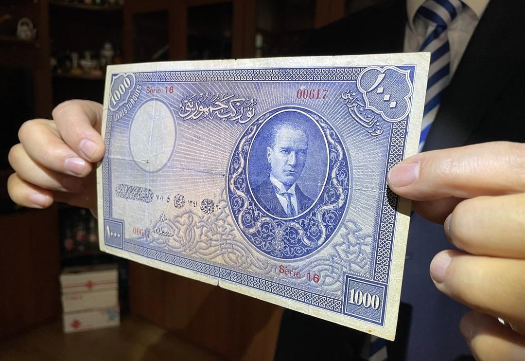 T&uuml;rkiye'nin en değerli banknotu! Sadece 7 tane var... Değeri 1000 cumhuriyet altınından fazla