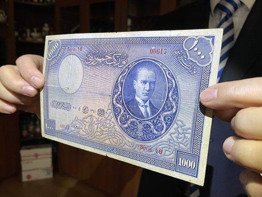 Türkiye'nin en değerli banknotu! Sadece 7 tane var... Değeri 1000 cumhuriyet altınından fazla
