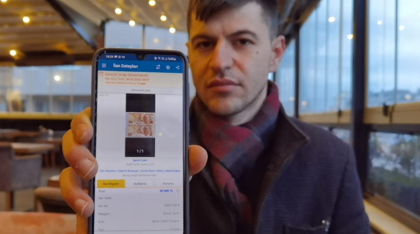 Bursalı sağlık çalışanı ATM'den 50 lira çekti, 50 bine satışa çıkardı! 