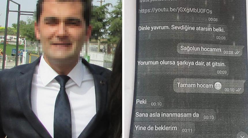 Tekirdağ'da öğretmenden öğrenciye iğrenç taciz! Mesajlar her şeyi ortaya çıkardı