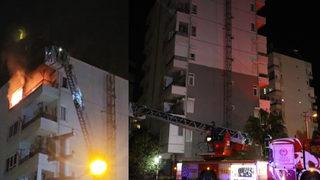 Antalya'da korkutan yangın! 8. katta mahsur kaldılar