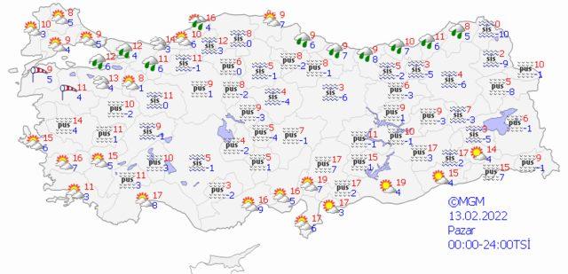 12 Şubat 2022 Cumartesi hava nasıl olacak? 