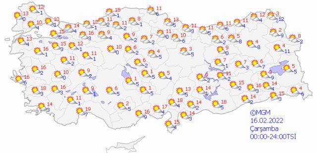 12 Şubat 2022 Cumartesi hava nasıl olacak? 