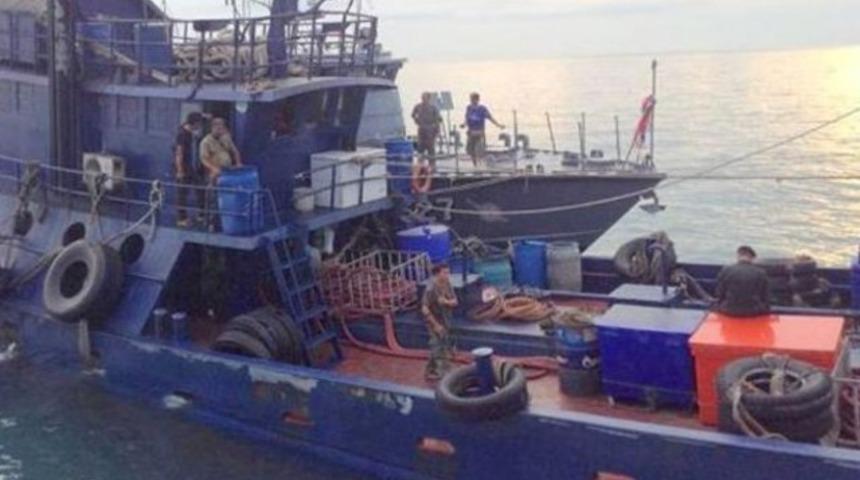 Denizin ortasında dehşet