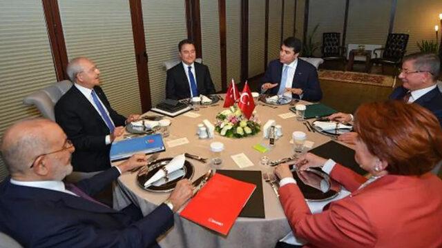 Son Dakika: 6 Muhalefet Lideri buluştu! 'Güçlendirilmiş Parlamenter Sistem' önerisi için tarih verildi