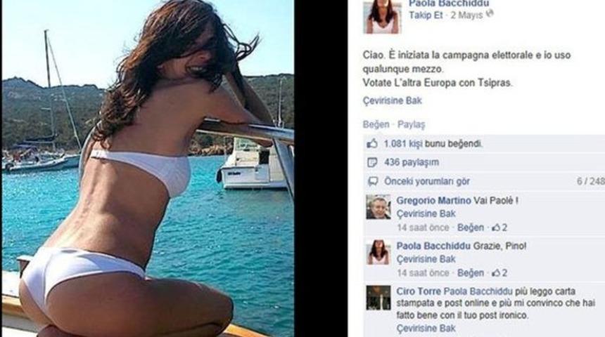 Bikinili kampanya olay yarattı