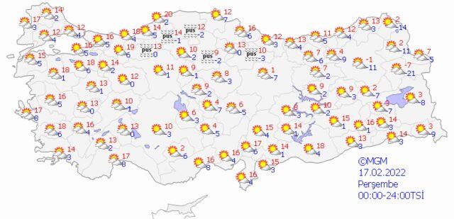 14 Şubat 2022 Pazartesi hava nasıl olacak? 