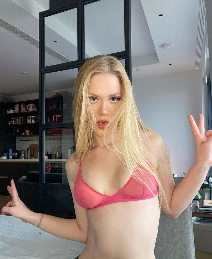 Serel Yereli'nin pembe transparan sütyeniyle paylaşımı olay oldu G1