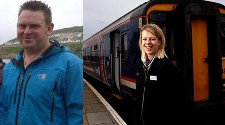 Terk edilen aşık, sevgilisinin kullandığı trenin &ouml;n&uuml;ne atladı