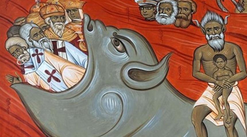 Tito, Marx ve Engels cehennemde