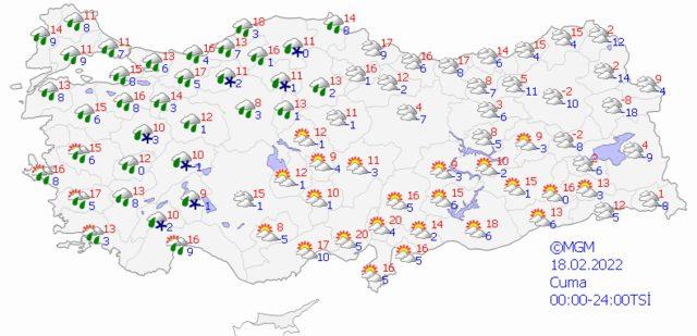 15 Şubat 2022 Salı hava nasıl olacak? 