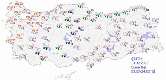 15 Şubat 2022 Salı hava nasıl olacak? 