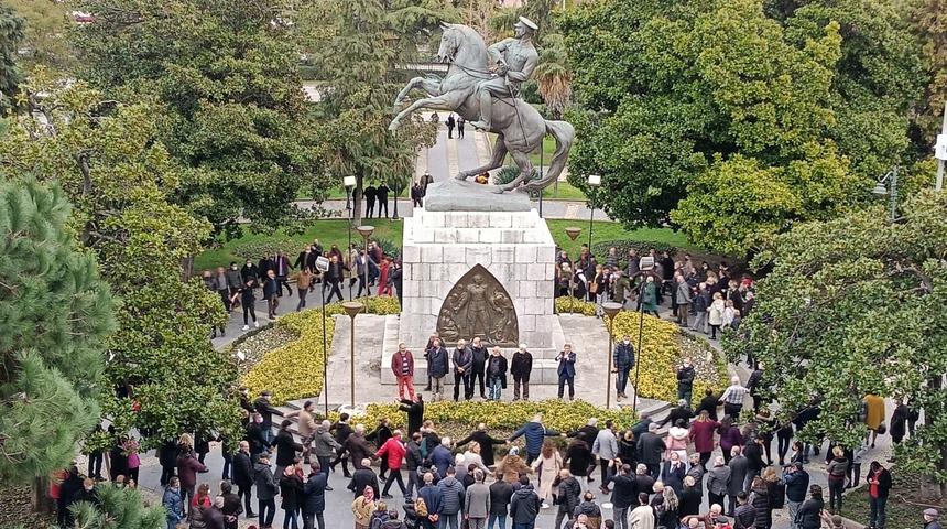 Samsun'da Onur Anıtı’nın güvenliği için Atatürk Parkı'na araç giremeyecek