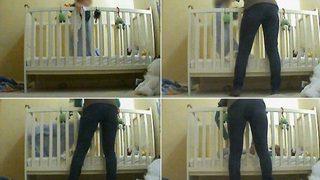 Dadı kameraya böyle yakalandı