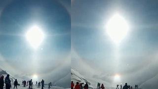 Erzurum'daki manzarayı görenler mest oldu! Tatilciler telefona sarıldı